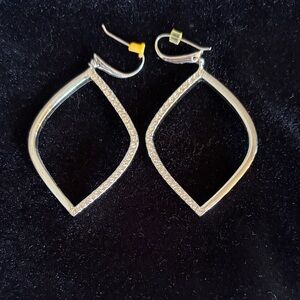 Elegant Silver and Gold Hoop Earrings